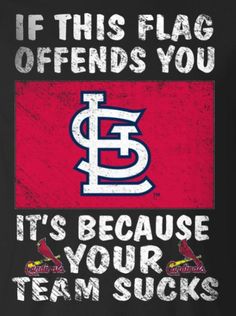 the st louis baseball team t - shirt is black with red and white lettering that says if