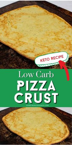 the low carb pizza crust is ready to be cooked in the oven and put on the grill