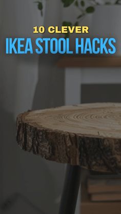 Discover 10 amazing IKEA stool hacks! From game tables to glamorous seating, transform simple stools into stunning pieces for your home. Ikea Stool, Rustic Side Table, Small Games, Game Tables, Diy Ikea Hacks, Small Stool, Weekend Projects, Wooden Stools, Ikea Diy