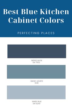 the best blue kitchen cabinet colors