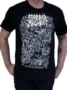 Morbid Angel "Altars Of Madness" Vintage T-Shirt - Official Metal Tshirts, Album Sleeves, Angel Shirt, Band Merchandise, One Image, Sleeve Designs