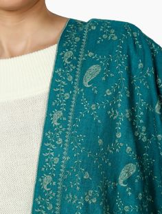 Indulge in luxury with this beautiful Forest Green Cashmere Pashmina Shawl Embroidered. Handcrafted in Kashmir, this shawl is made from premium quality pashmina cashmere, offering both warmth and elegance. Perfect for special occasions or everyday wear, this Kashmiri pashmina shawl is a must-have for any shawl collection. • Hand Embroidered Cashmere Pashmina Shawl• Hand-woven 100% Cashmere Pashmina Shawl (World’s Finest Quality Cashmere)• Size: 100 cm X 203 cm / 40 Inch X 80 Inch / 1.1 x 2.2 Yar Luxury Green Pashmina Shawl, Elegant Unstitched Shawl For Eid, Elegant Shawl For Eid, Unstitched, Elegant Resham Embroidery Shawl For Eid, Elegant Resham Embroidered Shawl For Eid, Elegant Resham Embroidery Winter Dupatta, Elegant Winter Dupatta With Resham Embroidery, Elegant Jamawar Pashmina Shawl For Winter, Elegant Winter Dupatta With Zari Work