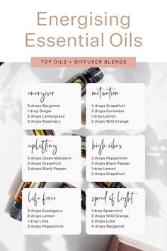 Essential Oils For Energy, Essential Oils Energy, Oils For Energy, Holistic Products, Top Essential Oils