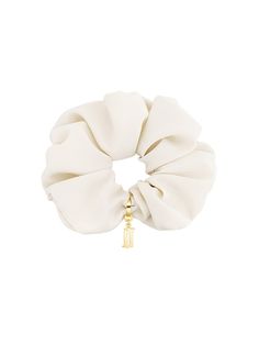 Editor's NotesJ.ESTINA's accessory is classy and sophisticated for daily wear.- Firmly woven chiffon hair scrunchie- Eye-catching voluminous design- Flat white charm swinging under a metal ring point- Feminine and lovely styleMeasurements(in.)- Size: 7.28 in. * 5.51 in.Composition & Care- Fabric- Avoid direct heat and moisture- Professional cleaning is recommendedDesigner- by J.ESTINA Chiffon Hair, Flat White, White Flats, Metal Ring, Metal Charm, White Satin, Metal Rings, Hair Ties, Scrunchies