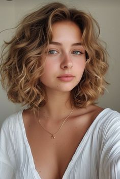 Effortless Curly Haircut, Haircuts Fall 2024 Women, Curly Haircut 2024, Curly Bob Hairstyles 2024, Wavy Hair Trends 2024, Long Face Hairstyles, Hair Color Crazy, Natural Wavy Hair, Long Faces