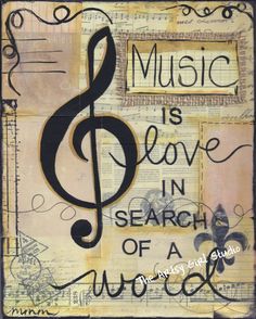 music is love in search of a musical note