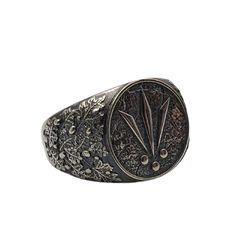 Awen silver ring Embrace the mystical allure of nature with our enchanting Awen Ring, a captivating piece of witchy jewelry that embodies the essence of magic and mystery. Crafted with meticulous care and attention to detail, this stunning ring is the perfect accessory for witches, Wiccans, druids, and anyone drawn to the mystical arts.Featuring the iconic Awen symbol, a revered emblem of inspiration and creativity in Druidry, this ring is a powerful talisman of spiritual connection and empowerm Gothic Sterling Silver Signet Ring Gift, Silver Gothic Engraved Rings, Gothic Silver Engraved Ring, Silver Antique Signet Ring, Antique Silver Open Signet Ring, Awen Symbol, Creative Rings, Practicing Witchcraft, Pagan Nature