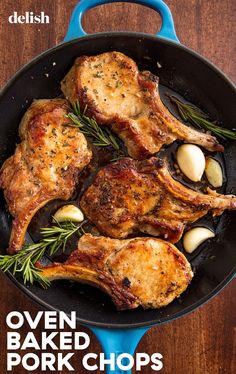 some meat is cooking in a pan on the table