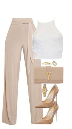 Chique Outfits, Beige Pants, Looks Chic, 가을 패션, Work Outfits Women, Professional Outfits, Teenage Fashion Outfits, Business Casual Outfits, Mode Inspiration