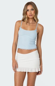 Edikted Bethany Mesh Tank Top | PacSun Modern Disney Princess Outfits, Summer Work Dresses, Swimsuit Cover Up Dress, Apple Dress, Mesh Tank Top, Lettuce Hem, Swimwear Dress, Dress Top, Cover Up Dress