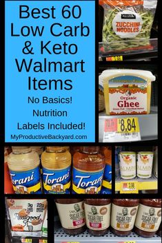 the best low carb and keto walmart items no basic nutrition labels included