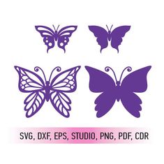 the butterfly stencils are available for use in crafts and scrapbooking projects