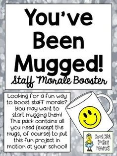 a sign that says you've been mugged