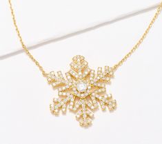 Our kind of snow day involves this snowflake necklace -- because the sparkle shows no signs of stopping! Pop it on for a celebration or just because, and embrace what you love about season. Snowflake Necklace, Snowflake Pendant, Spring Rings, Cubic Zirconia, Jewelry Gifts, Sparkle, Yellow Gold, Pendant Necklace, Chain