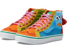 Vans Kids SK8-Hi Zip Sesame (Little Kid) | Zappos.com Vans Kids, Shoes Vans, Sk8 Hi, Unisex Shoes, Best Sneakers, Kids Sneakers, Toe Designs, Free Kids, Sesame Street