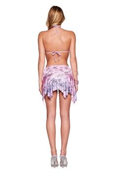 Details Mini skirt featuring zebra ombre print. Exclusive I.AM.GIA All over print - Designed in house by our design and graphics team Low rise waist and A-line silhouette Wide smocked waistband Handkerchief pointed hem Pull on construction - Slip into with ease Unlined - This fabric is not sheer Recommended Underwear: Due to fitting of this garment, we recommend a seamless brief or g-string Please note: Print is a unique design and colour or pattern may vary slightly Size and Fit True to size. W Purple Zebra, Ombre Print, I Am Gia, Women's Skirts, Festival Dress, Romper Pants, Skirts For Sale, All Over Print, Denim Dress