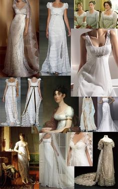 regency era dress - Wrecked Story inspiration - Adventure Romance - Lindsey Pogue http://www.lindseypogue.com/ Regency Era Dress, Regency Gown, Regency Era Fashion, Empire Wedding Dress, Regency Dress, Regency Fashion, Regency Era, Vintage Gowns, Empire Dress