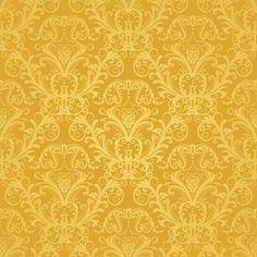 an ornate yellow background with swirls and scrolls