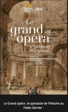 an advertisement for the grand opera in paris