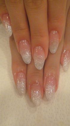 French tip nails glitter nude winter nails january nails, Valentines day nails | #Christmasnails,#Grinchchristmasnails,#Christmasnailsideasholiday,#Christmasnails,#Christmasnailsnailart,#Decembernailschristmas,#christmasnails Glitter Fade Nails, Almond Shaped Nails Designs, Faded Nails, Unghie Sfumate, 2023 Pink, Nails Silver, Gold Prom, Nails Gold, Nails Square