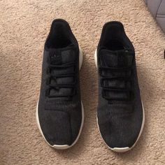 Women’s Size 9!!! Dark Grey With Black Laces!! Only Worn Twice!!! I Love Them But Just Don’t Wear Them That Much!! Adidas Tubular Shadow, Shadow Color, Shoes Adidas, Adidas Tubular, Grey Adidas, Black Laces, Just Don, Adidas Shoes, Adidas Women