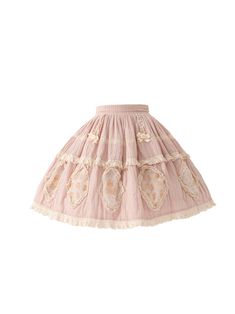 Features: It features elastic waist, lace hemline lolita skirt.  Attention: This price includes a skirt only, others are not included.  Size Chart:  Size (CM): Unit CM; Sizes below are measured in flat-laid position, hand measurement will have discrepancy of about 2 CM.   	 		 			Size (CM) 			0 			1 		 		 			Waist 			64-85 			68-89 		 		 			Length 			51 			52 Pink Lace Tiered Skirt, Fairy Kei Tiered Ruffled Skirt, Pink Cotton Skirt With Lace Trim, Pink Lace Trim Mini Skirt, Spring Fairy Kei Ruffled Skirt, Cyberpunk Anime, A Skirt, Cyberpunk, Elastic Waist