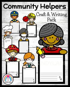 community helpers craft and writing pack