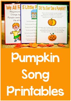 pumpkin song printables for kids