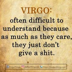 an old paper with the words virgo written in black and white on top of it