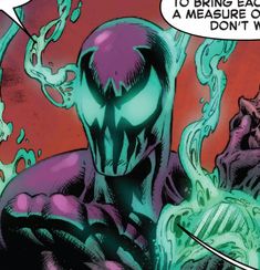 the green lantern is in front of a red background with words that read, to bring exact measure you don't want