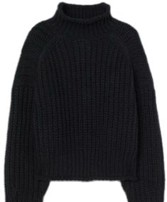 Winter Chunky Knit Tops For Work, Chunky Knit Top For Winter Workwear, Winter Black Knit Turtleneck, Winter Black Ribbed Turtleneck, Black Knit Turtleneck For Winter, Black Knitted High Neck Turtleneck, Black Knitted Turtleneck, Trendy Black Knit Turtleneck, Black Chunky Knit Turtleneck Sweater