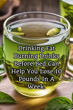 You can shed belly fat more successfully with a fat-burning drink before bed.