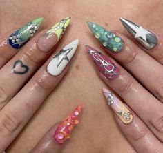 Y2k Coachella, Coachella Nails, Popular Nail Art, Spring Nail Trends, Pretty Hands, Get Nails