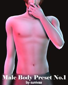 male body preset no 1 by sunivaa for the simsquatches