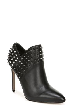 Sam Edelman Studded Wally Bootie available at #Nordstrom Womens Waterproof Boots, Studded Dress, Strap Sandals Women, Fashion Stores, Embellished Sandals, Leather Mini Skirts, Ankle Strap Sandals, Sam Edelman, Women's Pumps