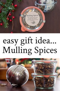 the cover of an easy gift idea mulling spices