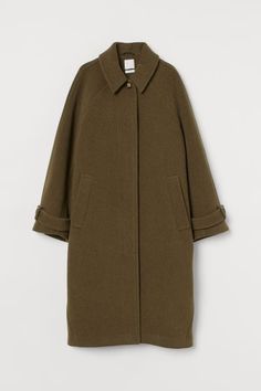 Soft Summer, Dark Beige, Wool Blend Coat, Dark Khaki, Khaki Green, Long Coat, Wool Coat, Light Beige, Fashion Company