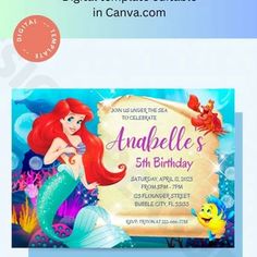 the little mermaid birthday party is on sale