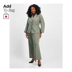 in stock Spring Workwear Suits With Button Cuffs, Fall Workwear Sets With Buttons, Button-up Workwear Sets With Pockets, Tailored Button Closure Pantsuit For Fall, Tailored Fall Pantsuit With Button Closure, Tailored Pantsuit With Button Closure For Fall, Spring Workwear Pantsuit With Button Closure, Fall Pantsuit With Button Closure And Suit Collar, Fall Pantsuit With Notch Lapel And Buttons