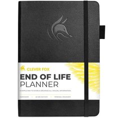 a black notebook with the cover open