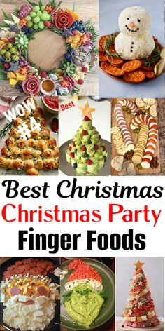 These Christmas Party food ideas are the best! The top rated easy appetizers and finger foods for a crowd that will be a hit at any holiday party at school, office, or home!