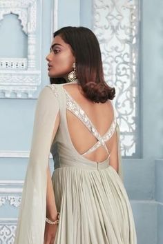 Floor Length Sleeves, Gorgeous Lehengas, Mahima Mahajan, Embellished Corset, Indian Wedding Gowns, Backless Blouse Designs, Embroidered Anarkali, Corset Blouse