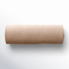 an empty roll of toilet paper on a white background with room for text or image