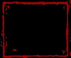 a black and red square frame with grungy edges