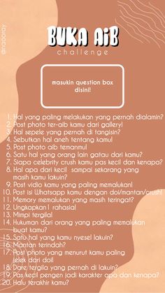 the back cover of buka aib challenge