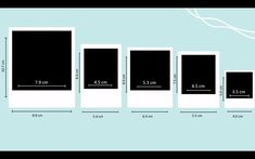 the size and width of an empty photo frame