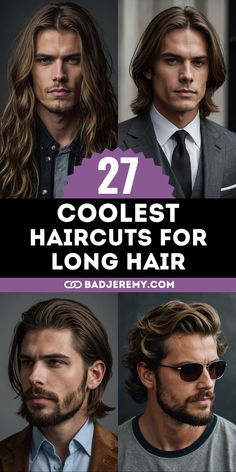 27 Stylish Long Haircut Ideas for Men: Elevate Your Look for Every Occasion – badjeremy.com Men Haircuts For Long Hair, Long To Short Mens Haircut, One Length Mens Haircut, Men’s Hair Inspo Medium, Men’s Long Top Haircut, Mens Long Haircut Layered, Men S Hairstyle Long, Long Hair Comb Over Men, Long Hair Styles For Men Medium