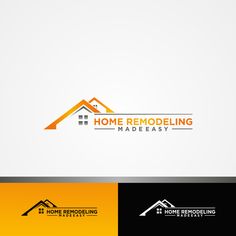 the home remodeling made easy logo is shown in yellow and black colors