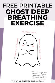 Halloween Breathing Exercise, Sel Halloween Activities, Halloween Coping Skills Activities, Mindfulness Exercises For Kids, Halloween Yoga For Kids, Halloween Social Emotional Activities, Deep Breathing Exercises For Kids, Halloween Therapy Activities