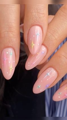 Colorful Nails, Disney Nails, Kawaii Nails, Nail Art Summer, Pretty Acrylic Nails, Summer Nail, Nail Arts, Nails Acrylic, Cute Acrylic Nails